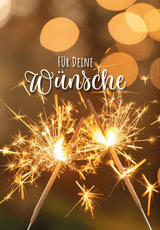 Für deine Wünsche – Wunderkerze