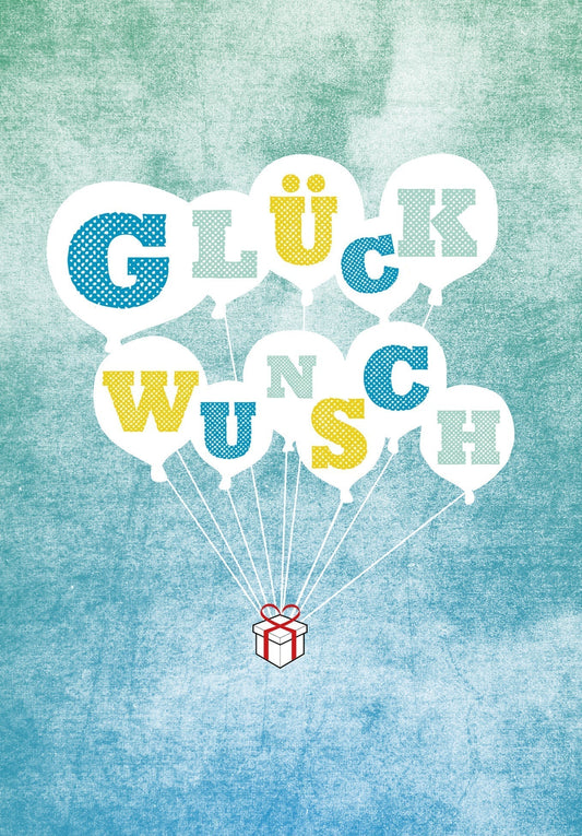 Glückwunsch - Ballon-Paket