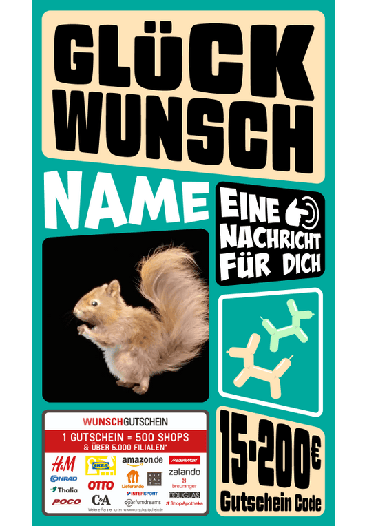 Digital - Glückwunsch - Bold