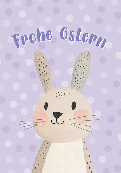 Frohe Ostern - Hase Pastellila