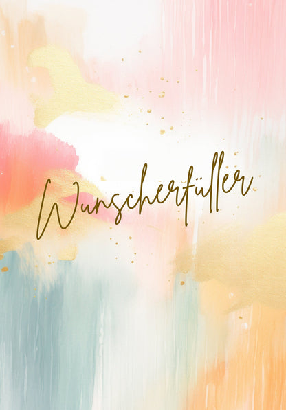 Wunscherfüller - Aquarell Bunt