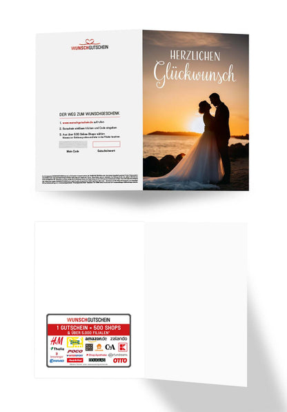 Herzlichen Glückwunsch - Sonnenuntergang