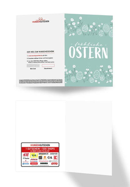 Fröhliche Ostern - Doodle Eier