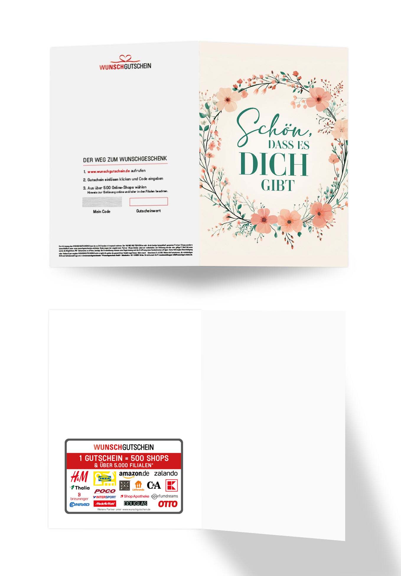 Schön dass es dich gibt - Blumenkranz