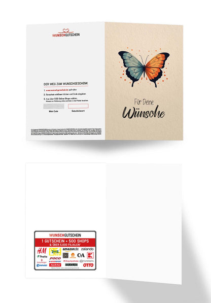 Für deine Wünsche - Schmetterling