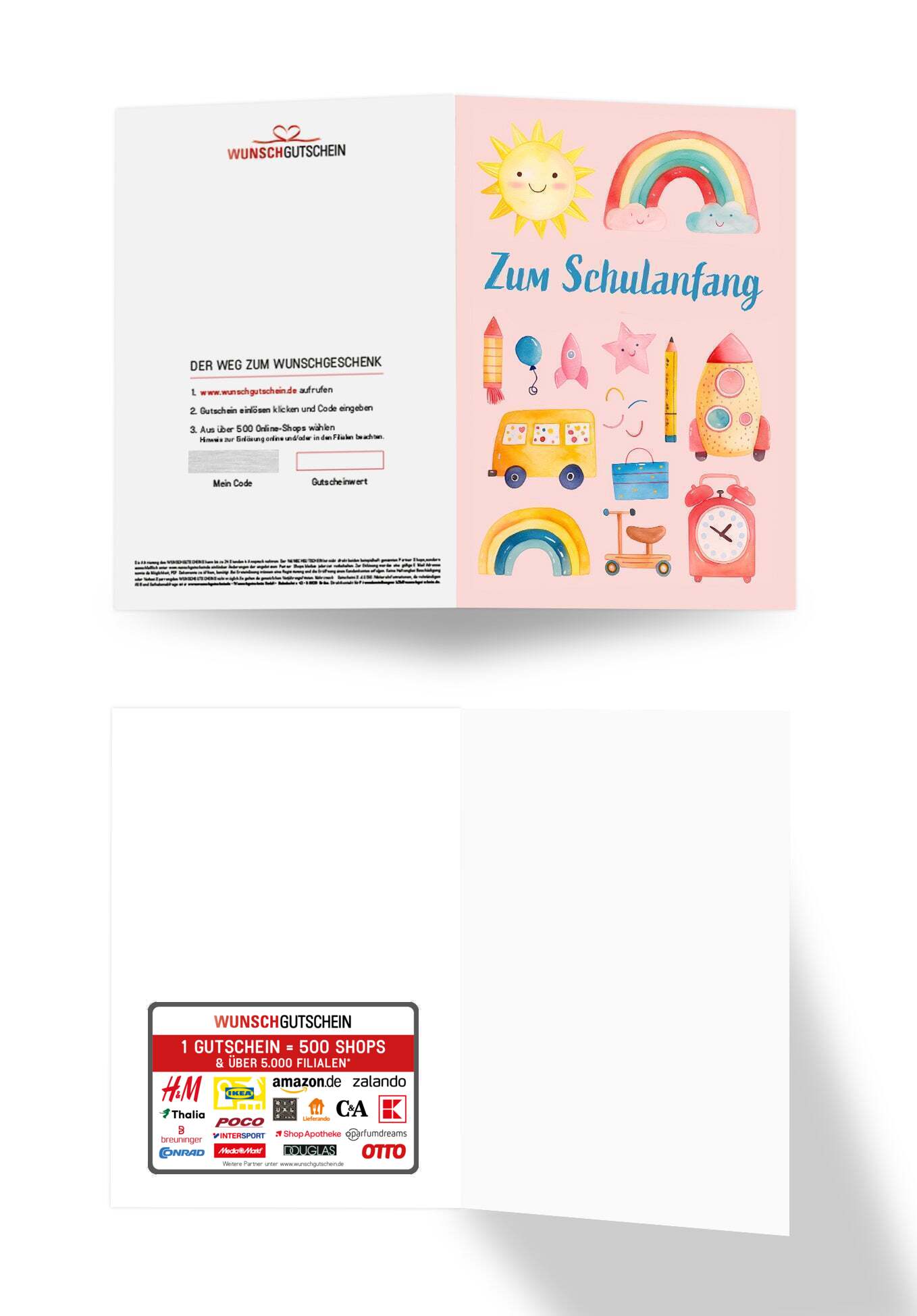 Zum Schulanfang - Wasserfarbe