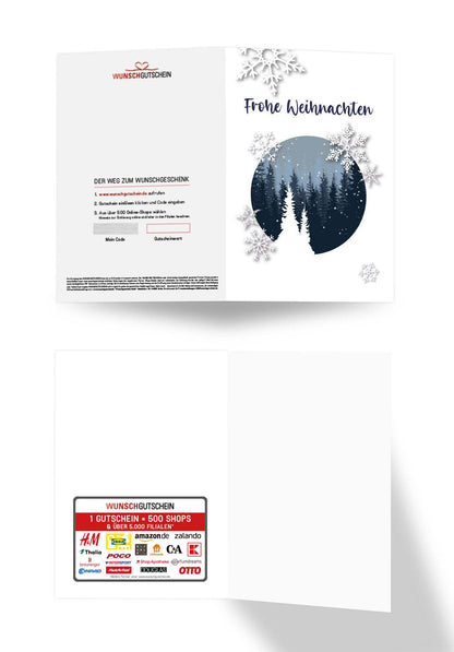 Frohe Weihnachten - Schneekugel