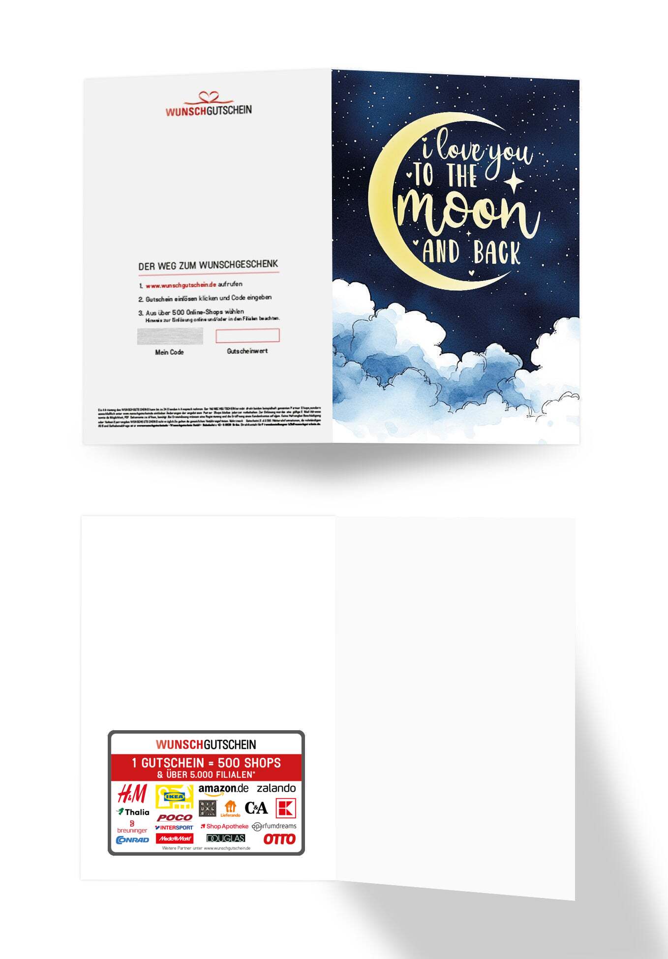 To The Moon - Mond Wolken
