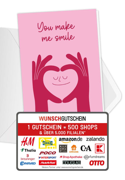 You Make Me Smile - Pink