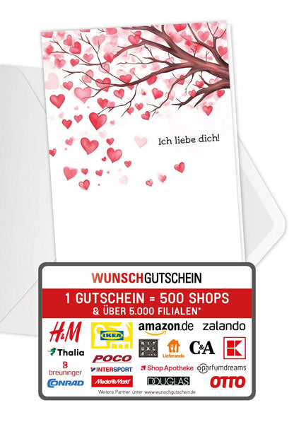 Ich Liebe Dich - Herz Baum