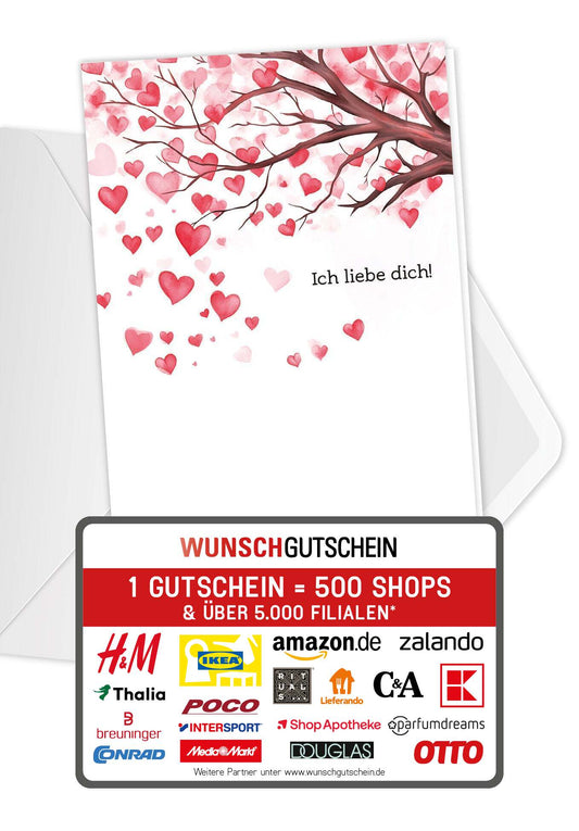 Ich Liebe Dich - Herz Baum