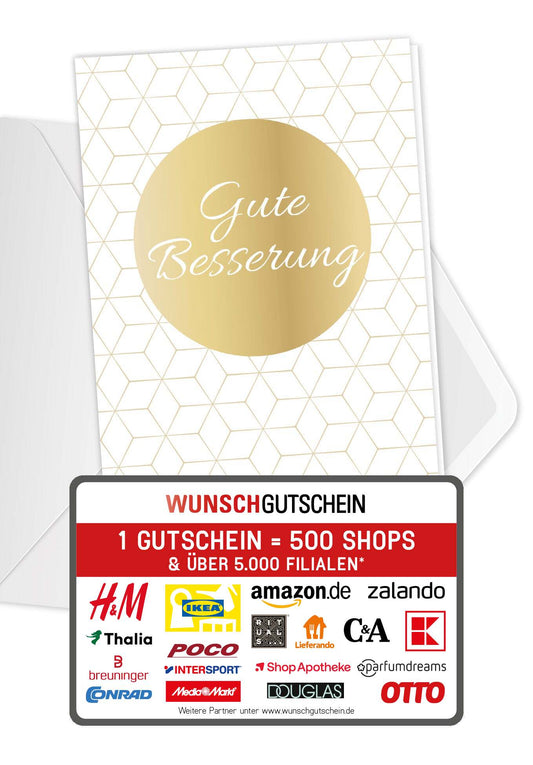 Gute Besserung - Gold