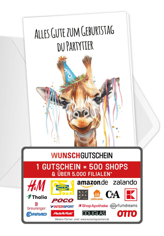 Alles Gute - Giraffe