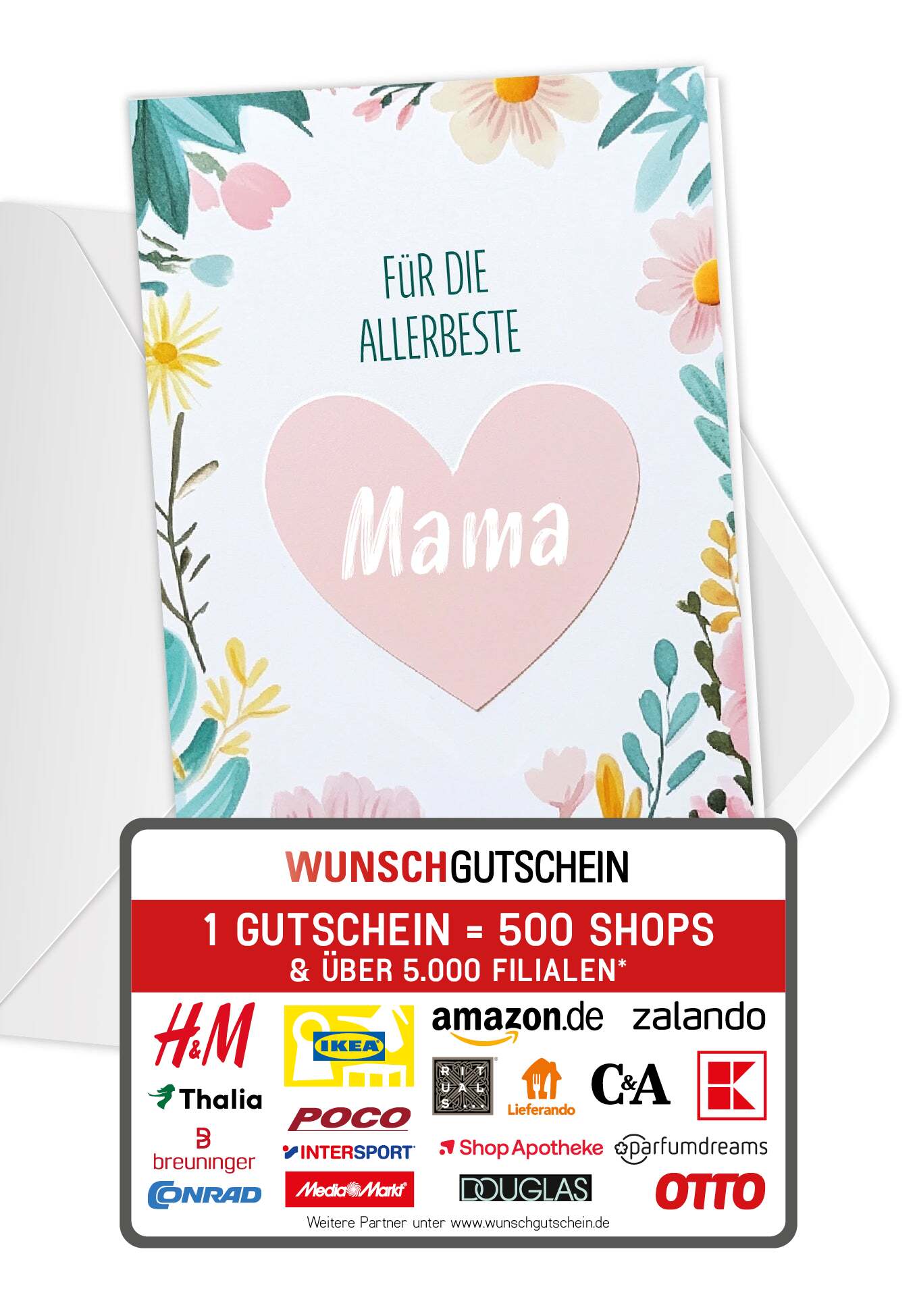 Für die allerbeste Mama - Herz