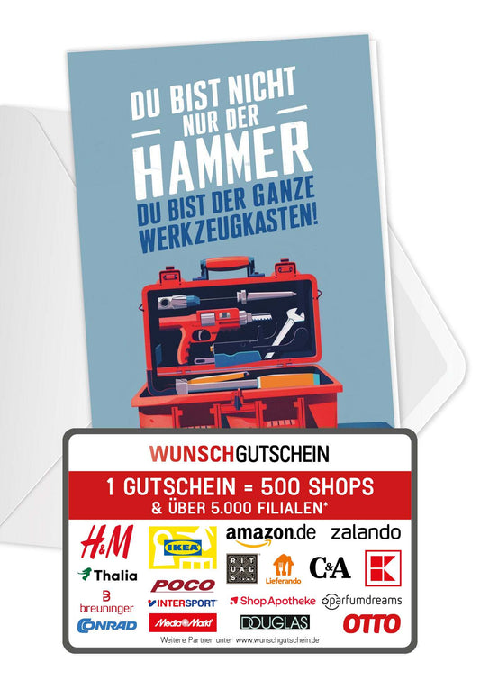 Du bist der Hammer - Werkzeugkoffer