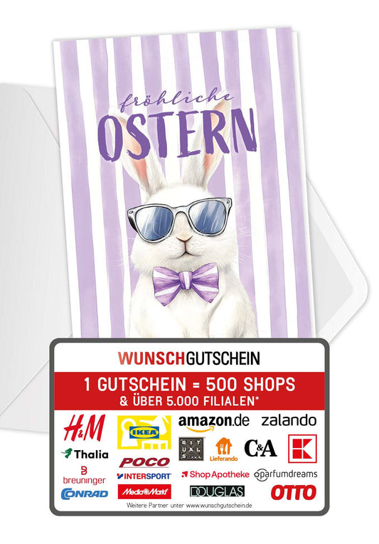Fröhliche Ostern - Hase Sonnenbrille