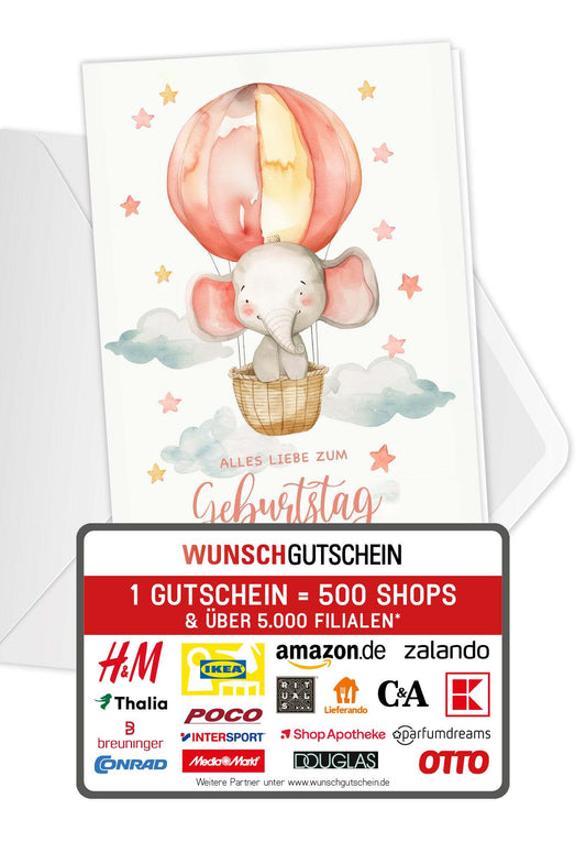 Alles Liebe - Elefant