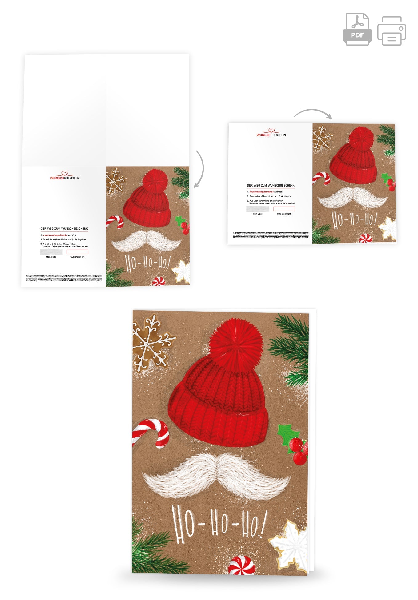 Ho Ho Ho - Mütze
