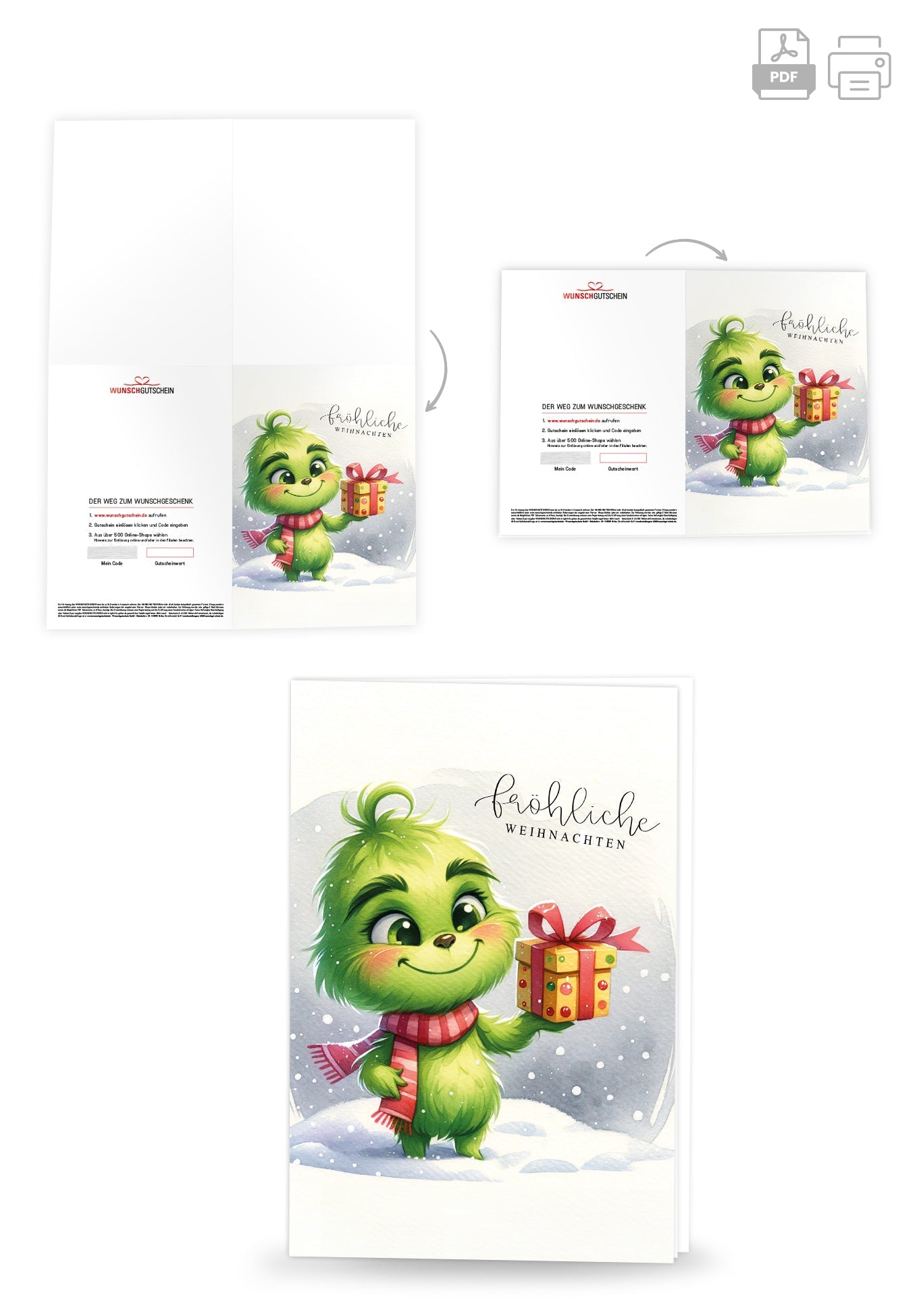 Fröhliche Weihnachten - Grinch