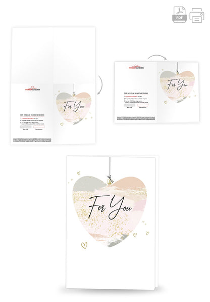 For you - Weihnachtsherz