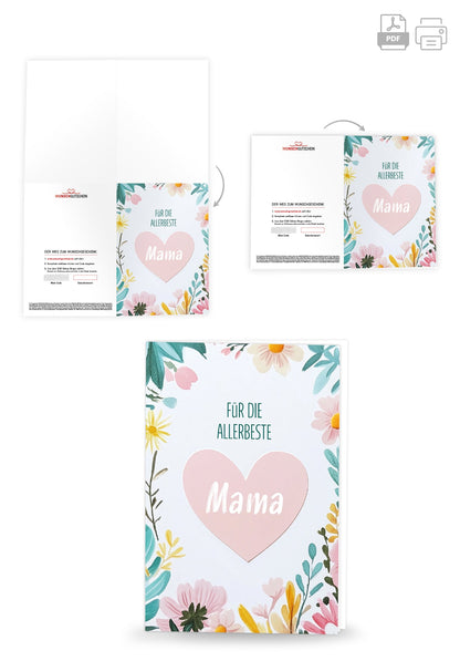 Für die allerbeste Mama - Herz