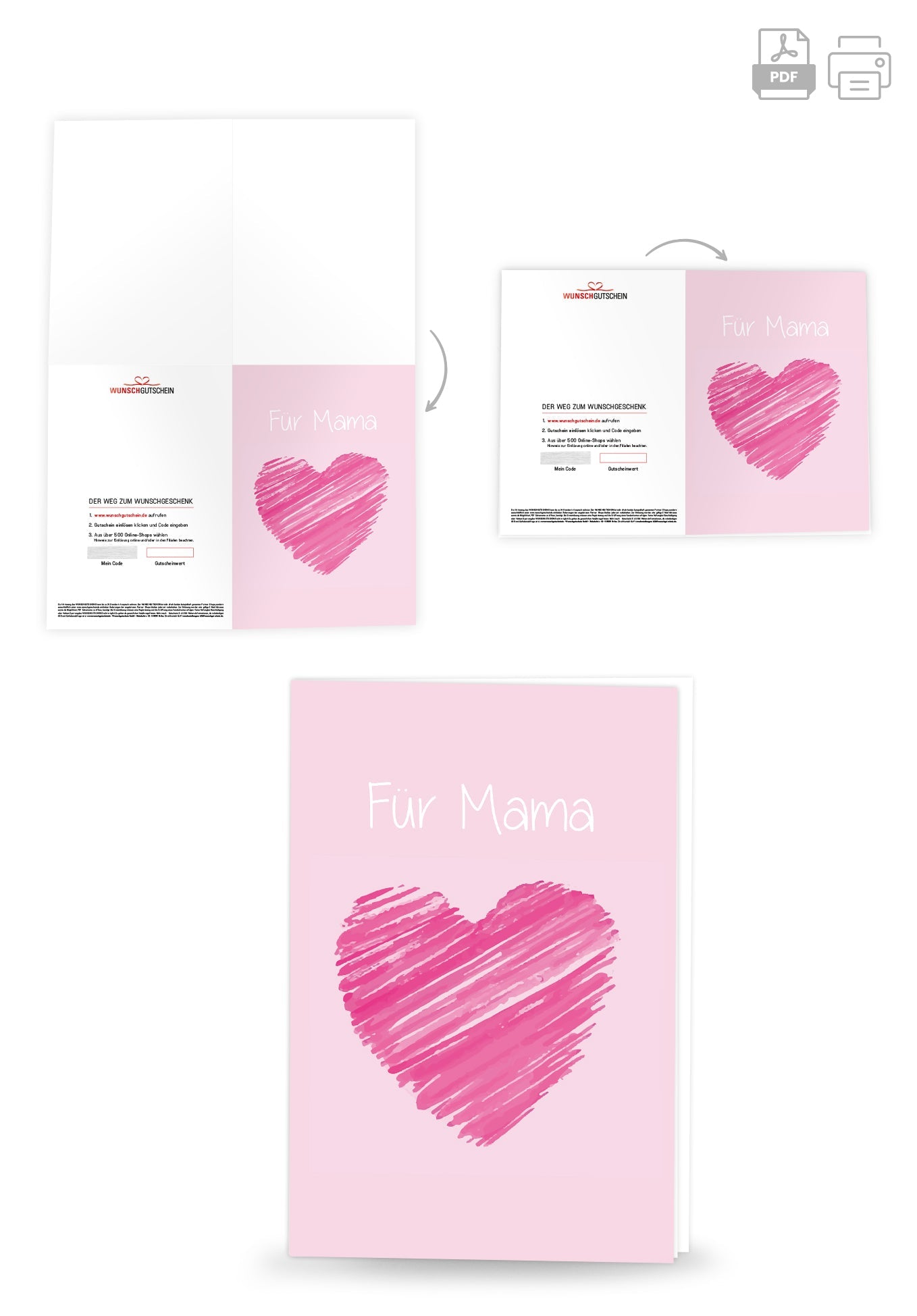 Für Mama - Herz