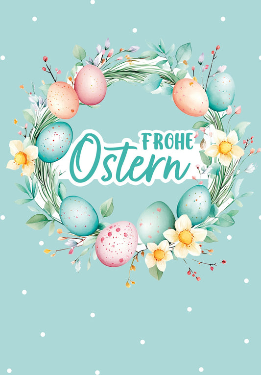 Frohe Ostern - Eierkranz
