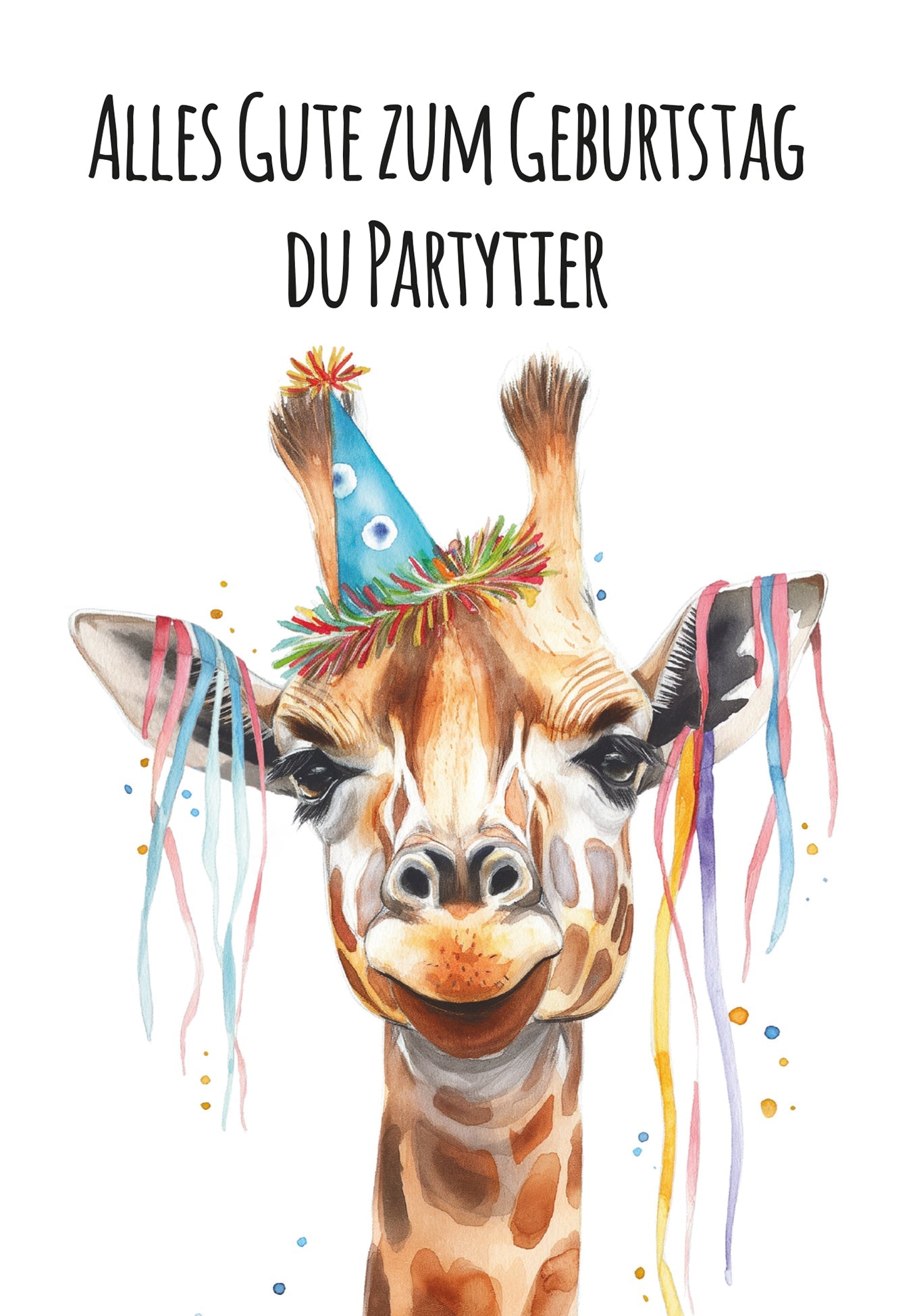Alles Gute - Giraffe