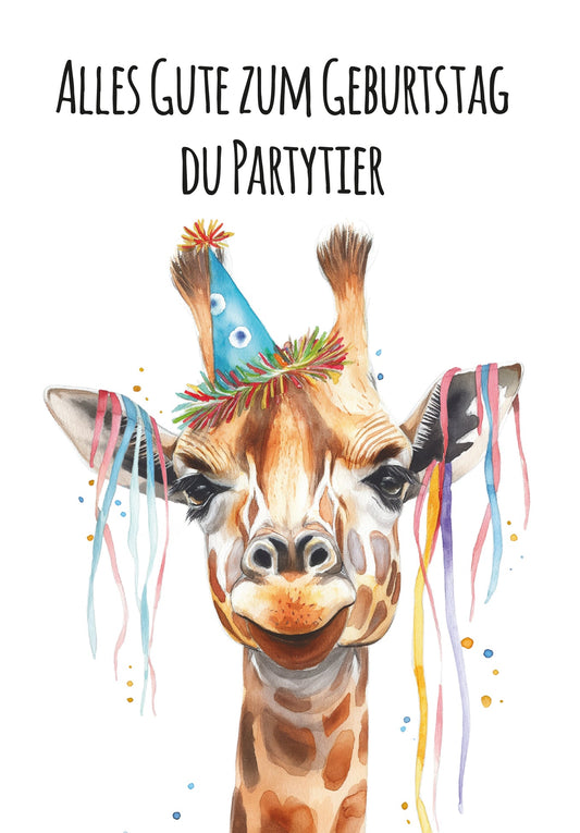 Alles Gute - Giraffe