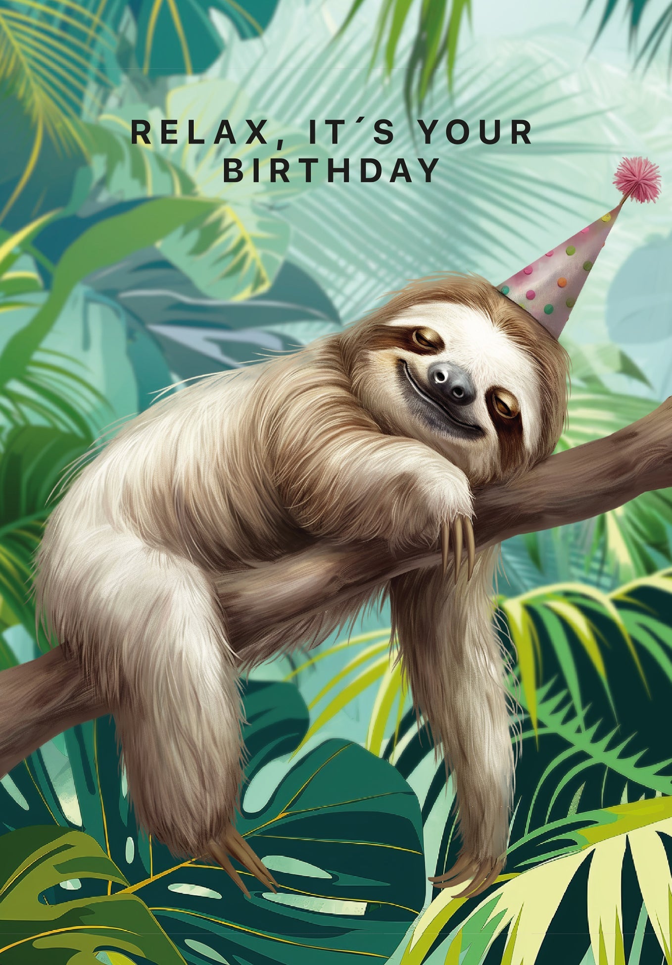 Relax Birthday - Faultier