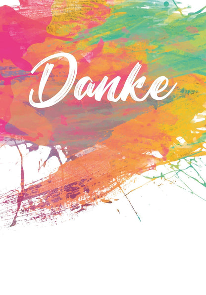 Danke - Bunt