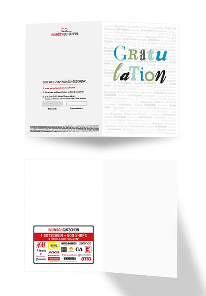 Gratulation - Grau