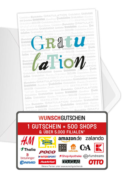 Gratulation - Grau