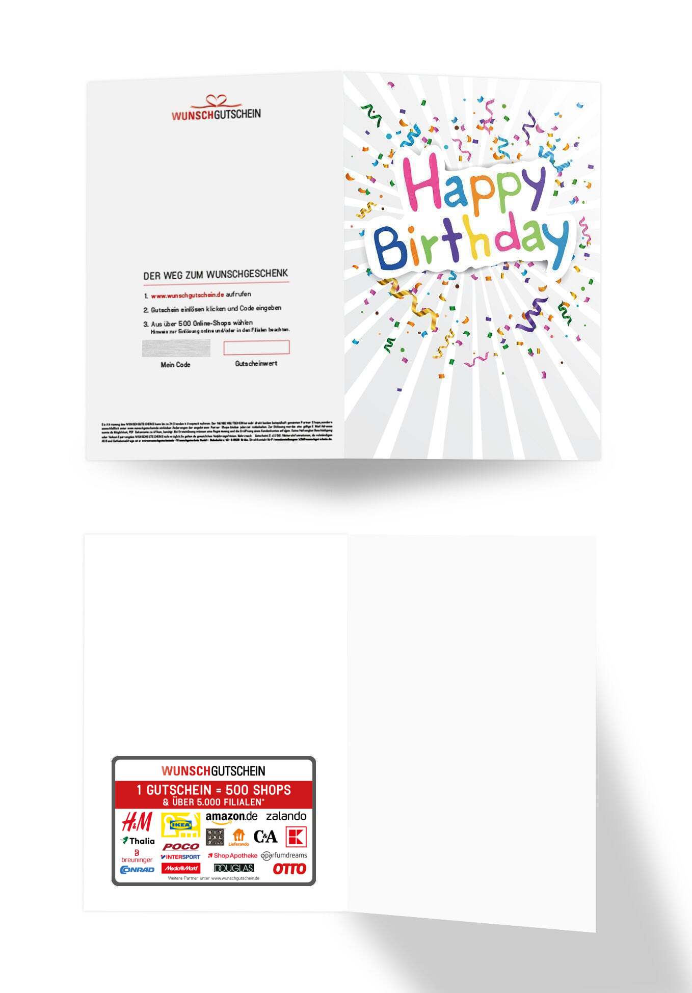 Happy Birthday - Konfetti
